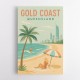 Gold Coast Travel Poster 1 Wall Art