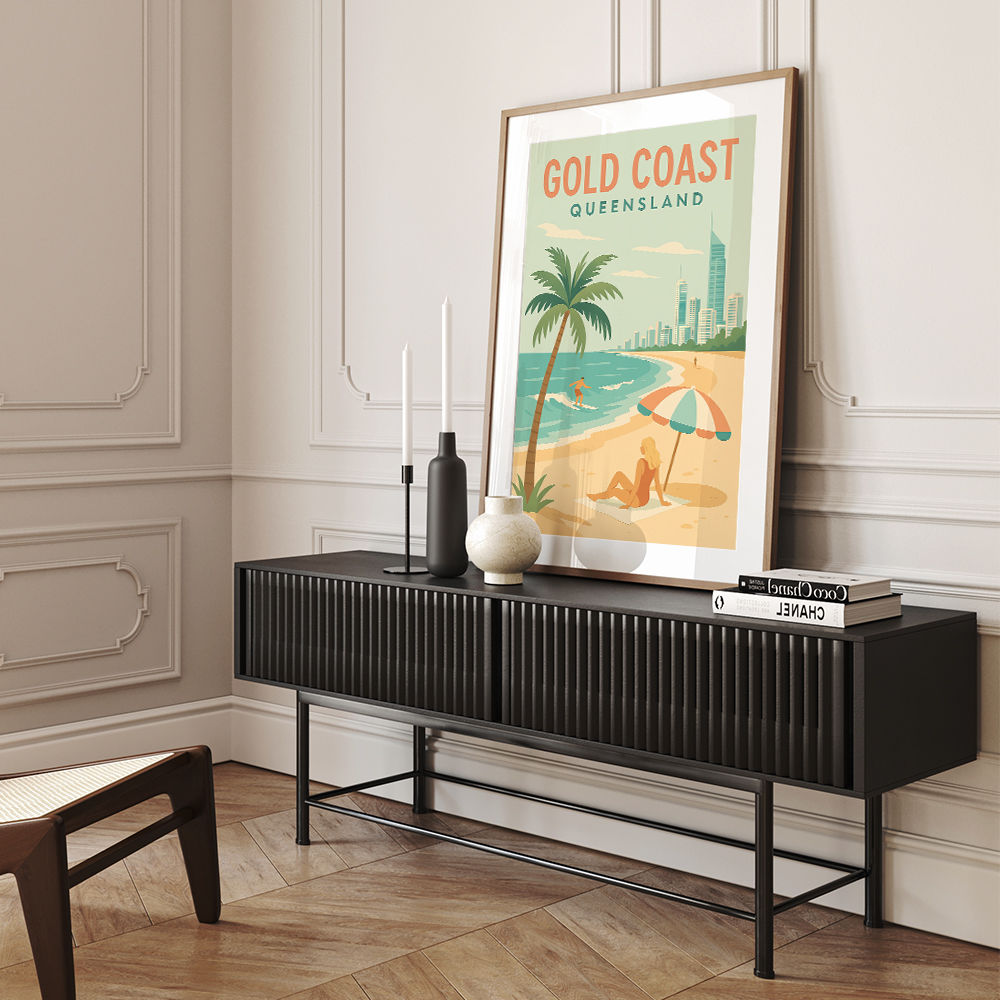 Gold Coast Travel Poster 1 Wall Art