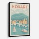 Hobart Travel Poster 1 Wall Art