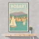 Hobart Travel Poster Wall Art