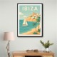 Ibiza Travel Poster 1 Wall Art