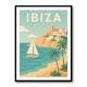 Ibiza Travel Poster 1 Wall Art