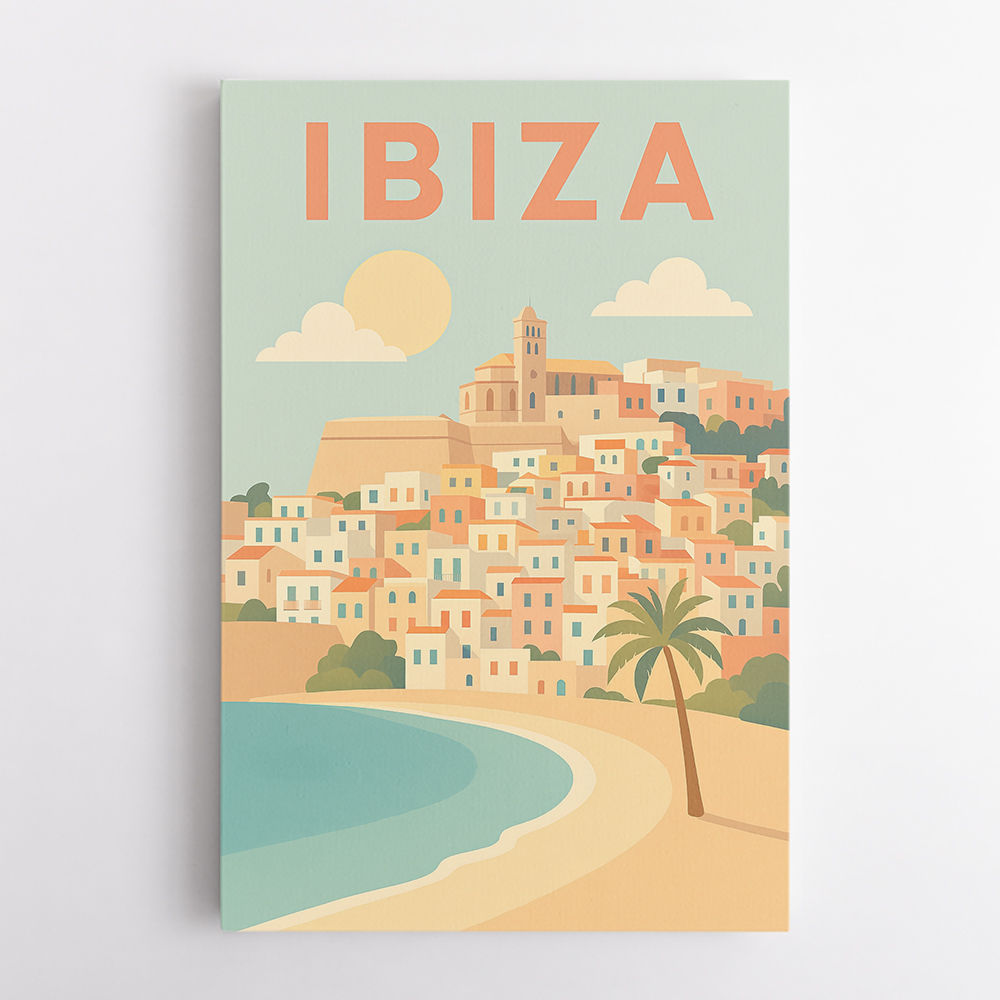 Ibiza Travel Poster Wall Art