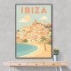 Ibiza Travel Poster Wall Art