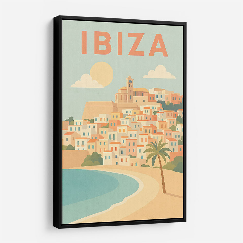 Ibiza Travel Poster Wall Art