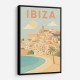 Ibiza Travel Poster Wall Art