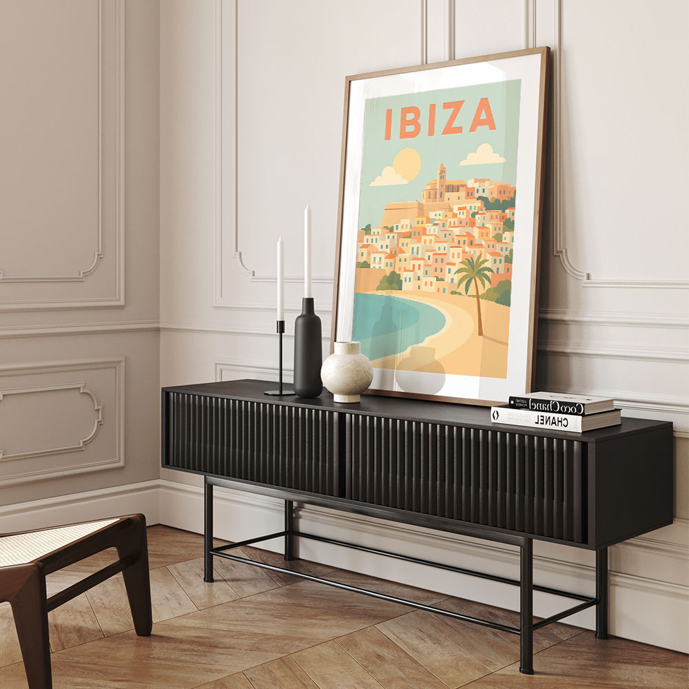 Ibiza Travel Poster Wall Art