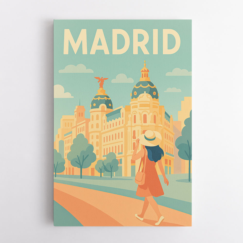 Madrid Poster 1 Wall Art