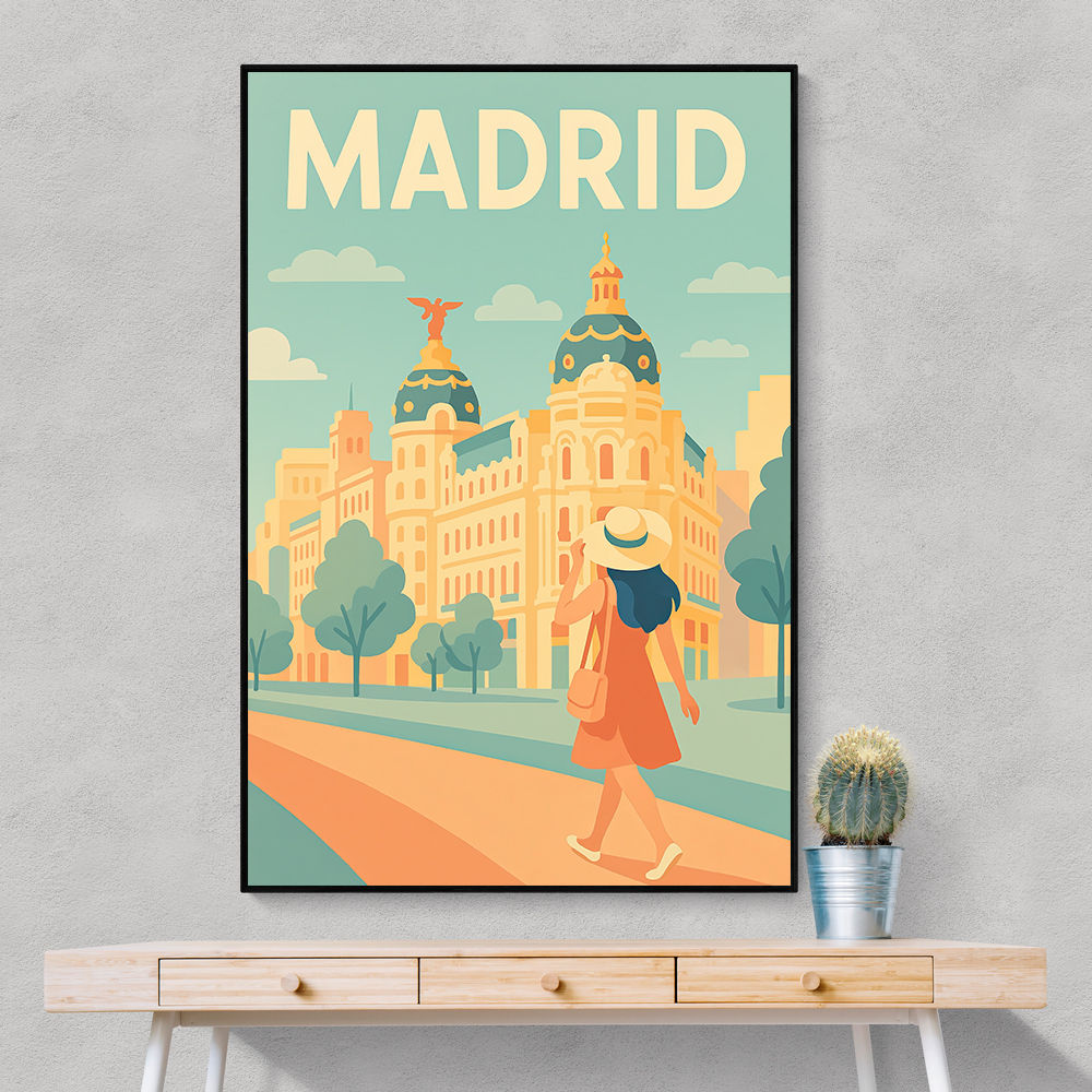 Madrid Poster 1 Wall Art