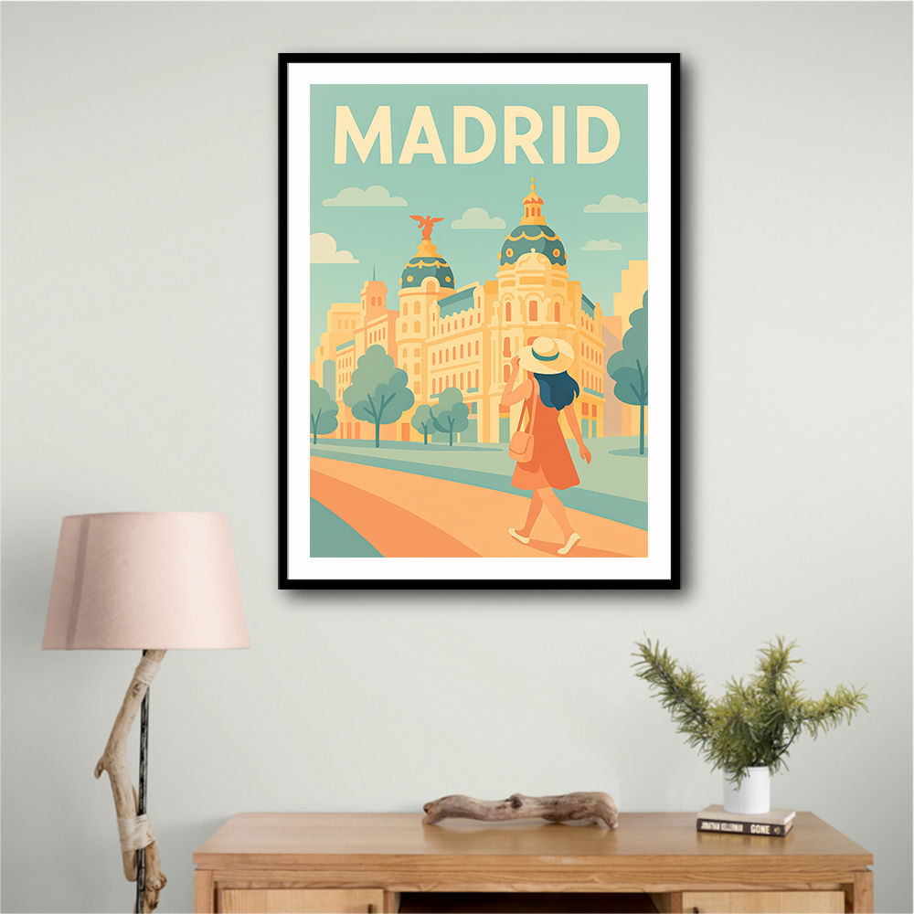 Madrid Poster 1 Wall Art