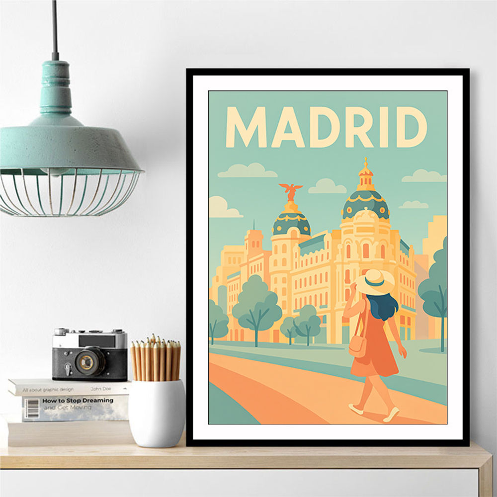 Madrid Poster 1 Wall Art