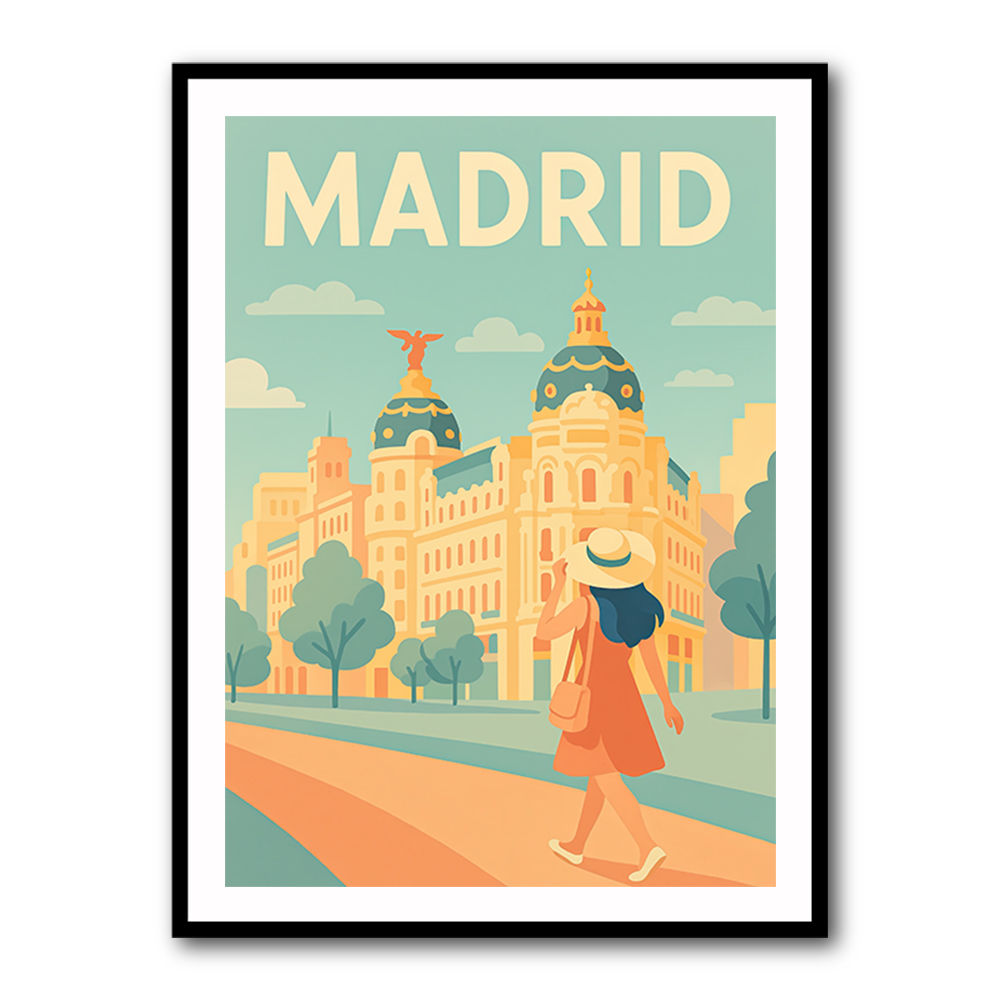 Madrid Poster 1 Wall Art