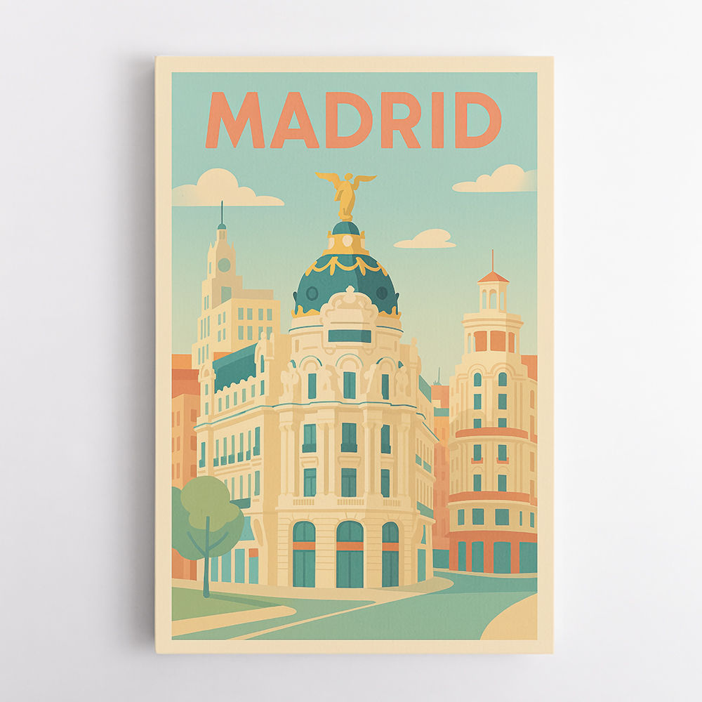 Madrid Poster Wall Art