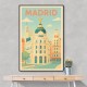 Madrid Poster Wall Art