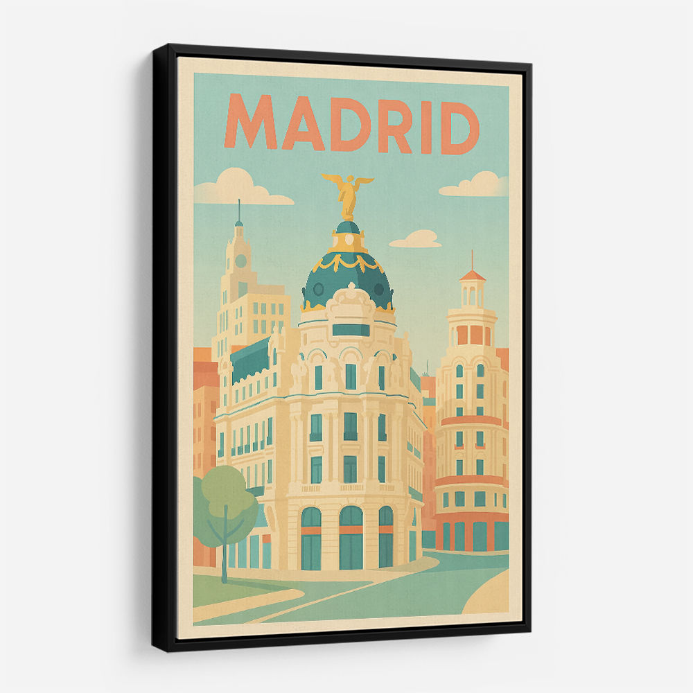 Madrid Poster Wall Art