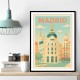 Madrid Poster Wall Art