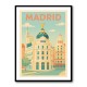 Madrid Poster Wall Art