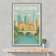 Melbourne Poster 1 Wall Art