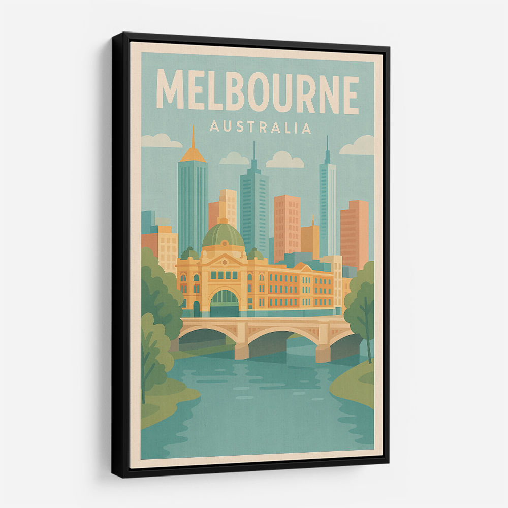 Melbourne Poster 1 Wall Art
