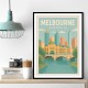 Melbourne Poster 1 Wall Art