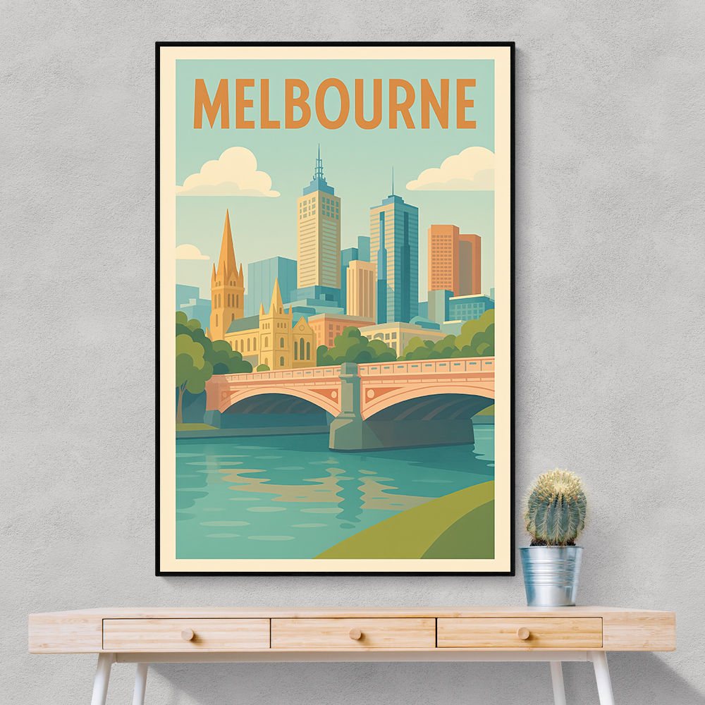Melbourne Poster Wall Art