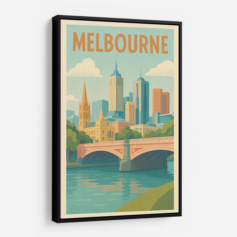 Melbourne Poster Wall Art
