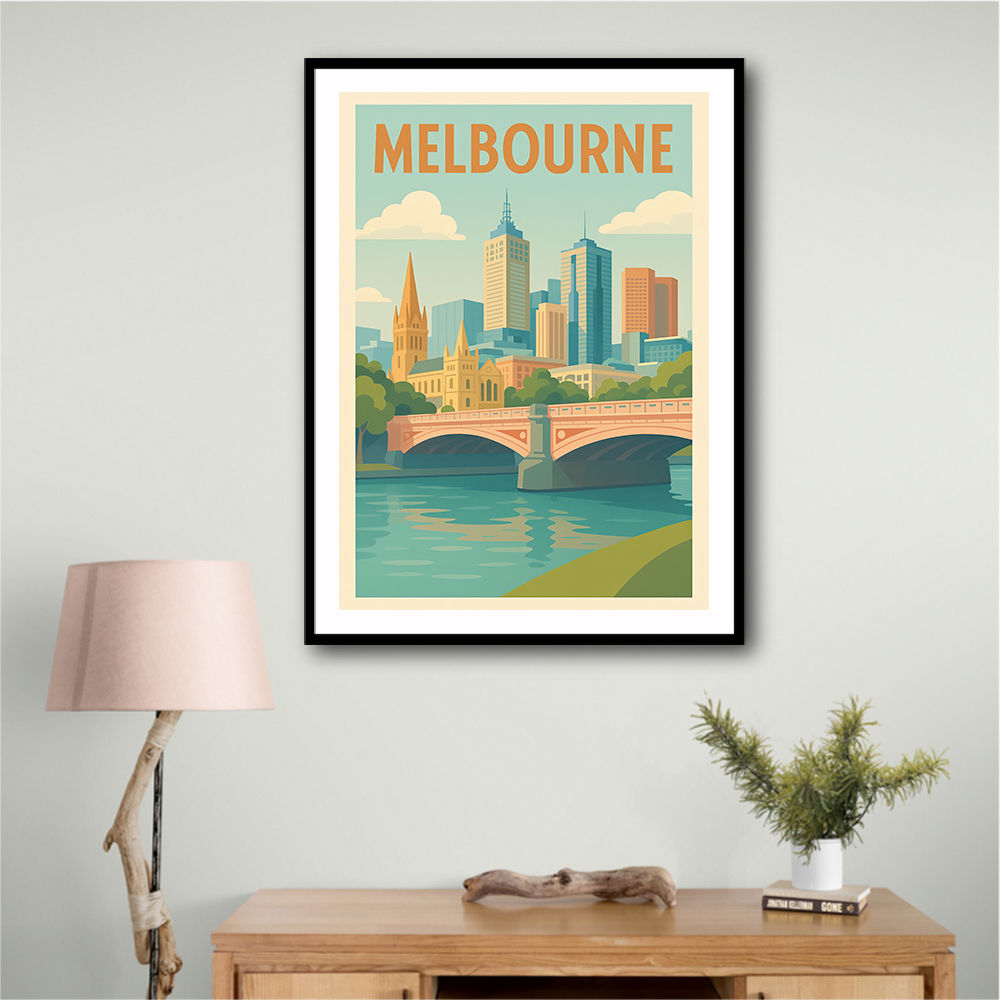 Melbourne Poster Wall Art