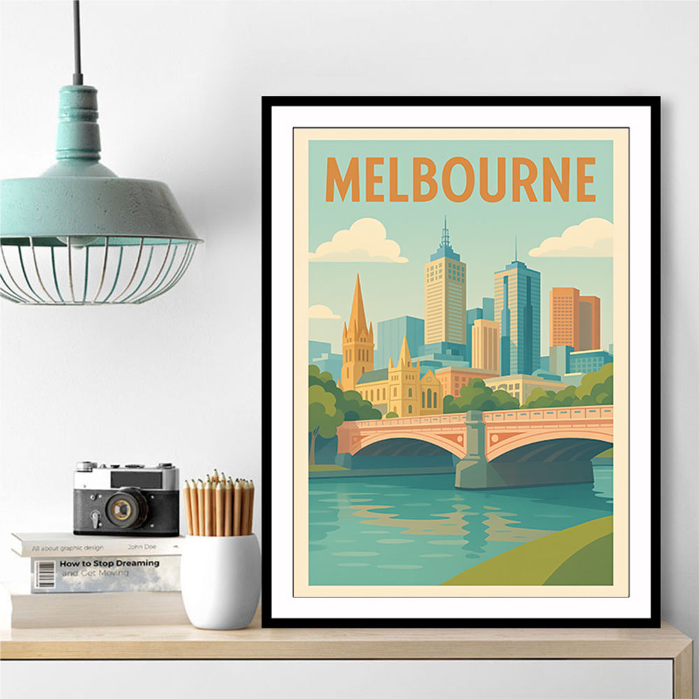 Melbourne Poster Wall Art