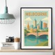 Melbourne Poster Wall Art