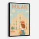 Milan Travel Poster 1 Wall Art