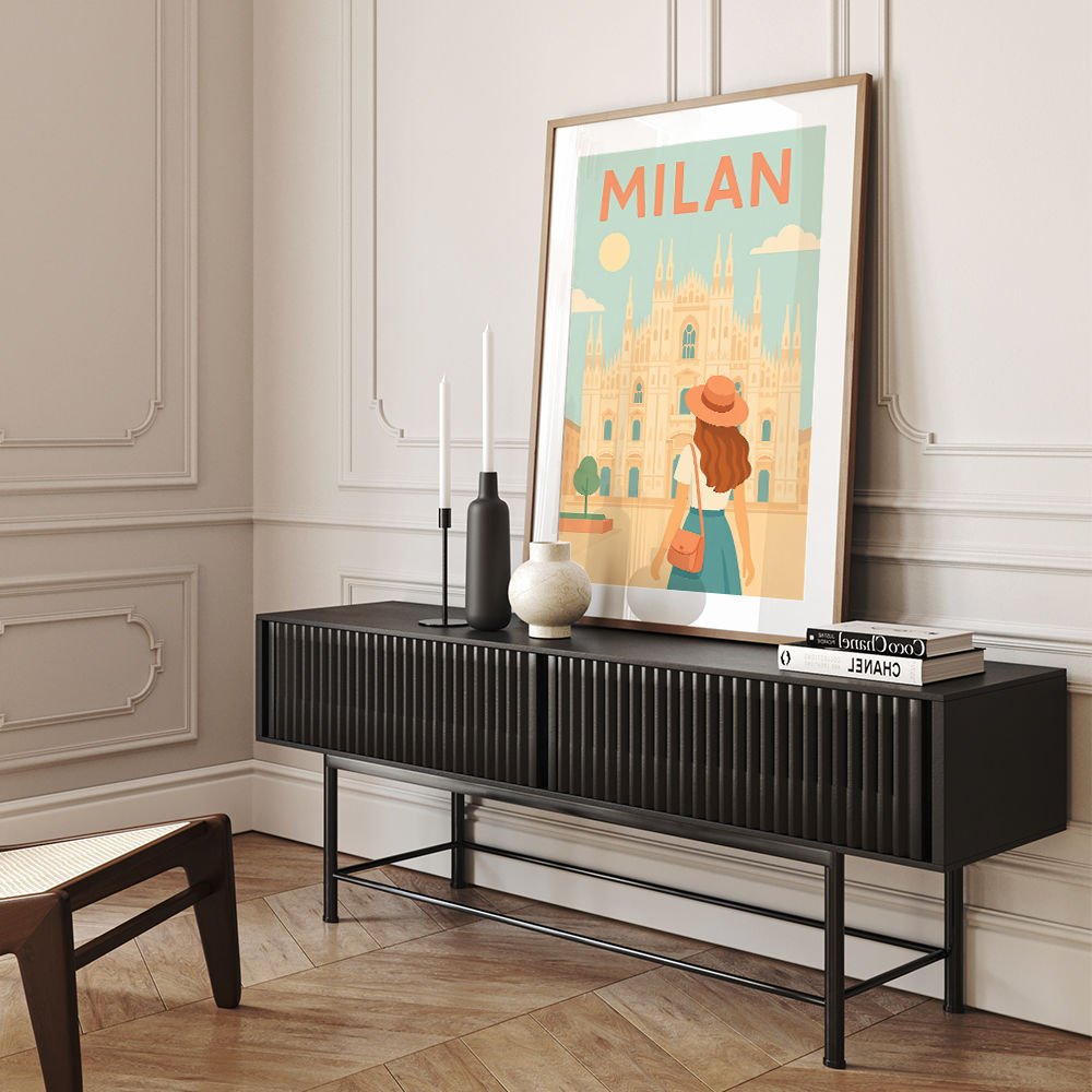 Milan Travel Poster 1 Wall Art