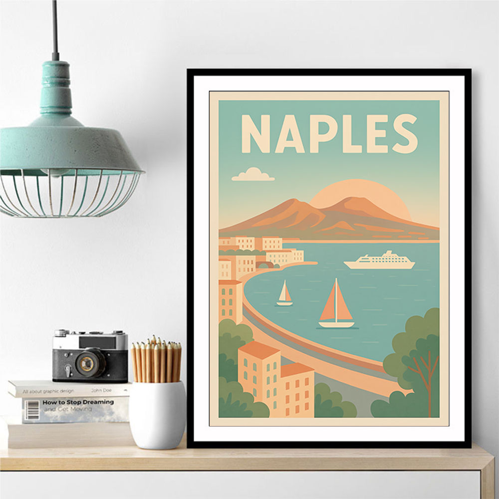 Naples Poster Wall Art