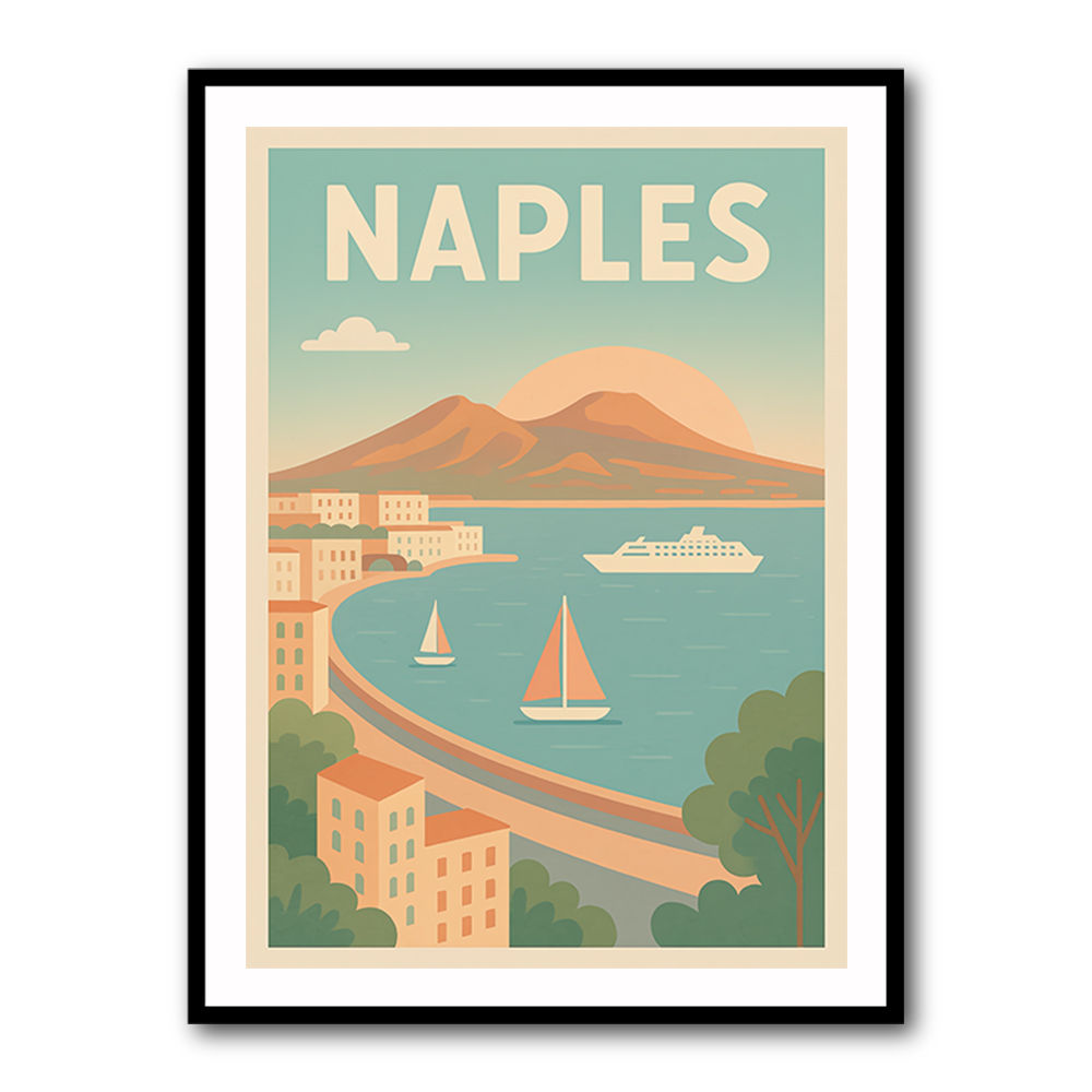 Naples Poster Wall Art
