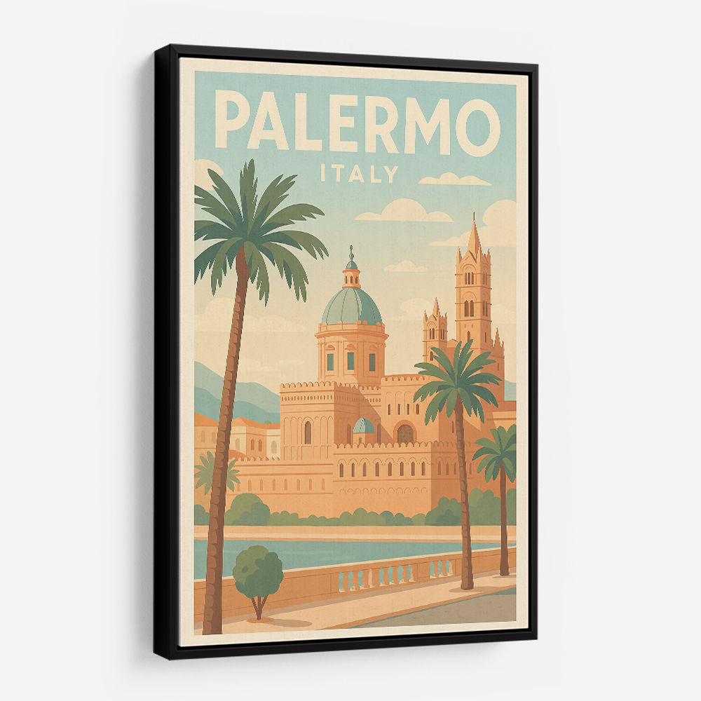 Palermo Travel Poster 1 Wall Art