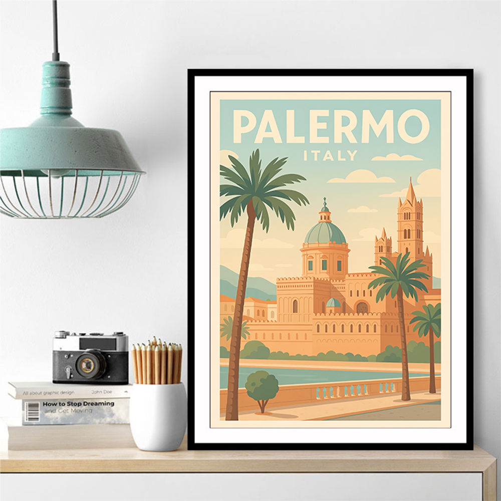 Palermo Travel Poster 1 Wall Art