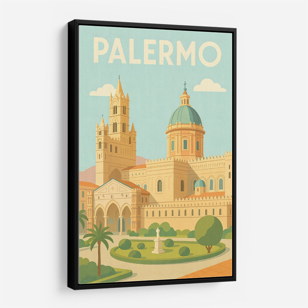 Palermo Travel Poster Wall Art