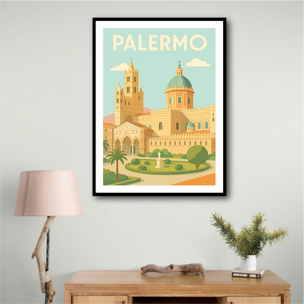 Palermo Travel Poster Wall Art