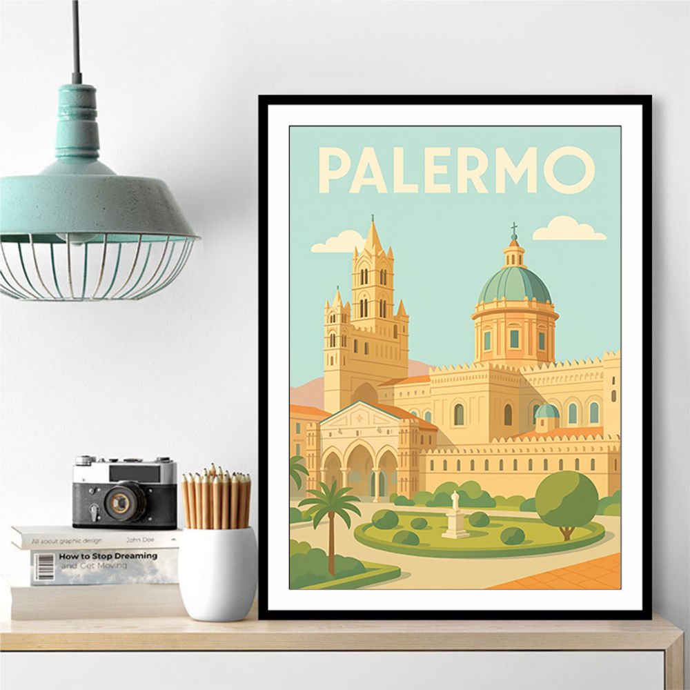 Palermo Travel Poster Wall Art