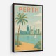 Perth In Modern Colors 1 Wall Art