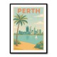 Perth In Modern Colors 1 Wall Art