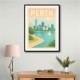 Perth In Modern Colors Wall Art