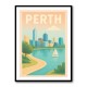 Perth In Modern Colors Wall Art