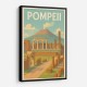 Pompeii Modern Travel Poster 1 Wall Art