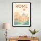 Rome Travel Poster 1 Wall Art