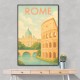 Rome Travel Poster Wall Art