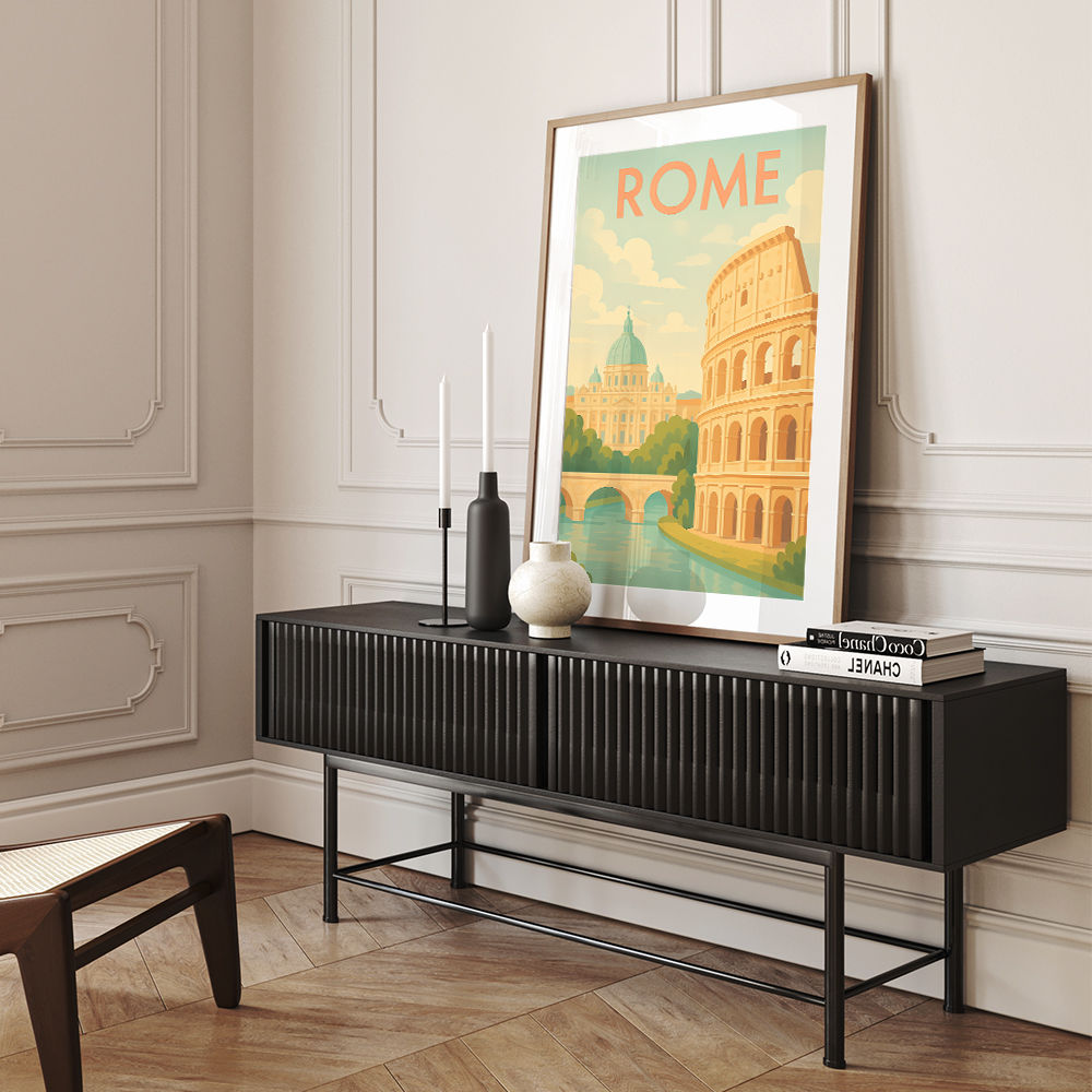 Rome Travel Poster Wall Art