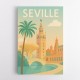 Seville Travel Poster 1 Wall Art