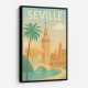 Seville Travel Poster 1 Wall Art