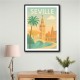 Seville Travel Poster 1 Wall Art