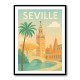 Seville Travel Poster 1 Wall Art